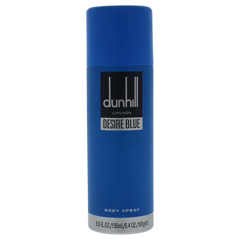 Alfred Dunhill Desire Blue London by Alfred Dunhill for Men - 6.6 oz Body Spray