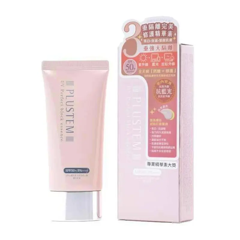 Plustem Plustem UV Perfect Block Essence SPF50+ PA+++ UVA/UVB, Blue light & NIR Block  50g