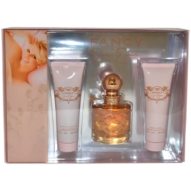 Jessica Simpson Fancy by Jessica Simpson for Women - 3 Pc Gift Set 3.4oz EDP Spray, 3oz Body Lotion, 3oz Bath & Shower Gel