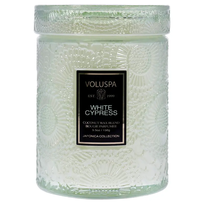 Voluspa White Cypress - Small by Voluspa for Unisex - 5.5 oz Candle