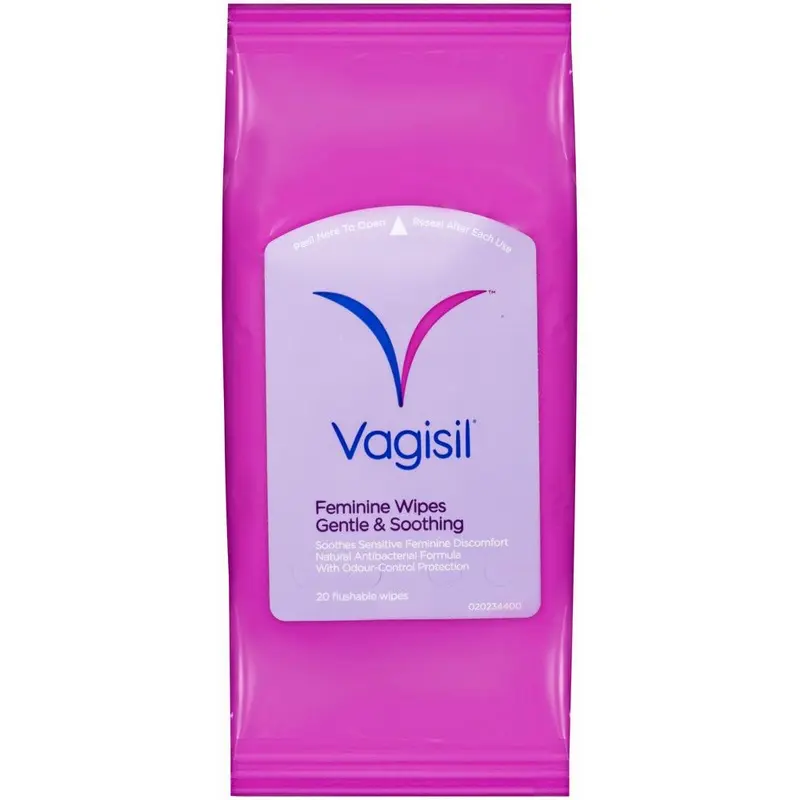 Vagisil Feminine Pouch Wipes 20