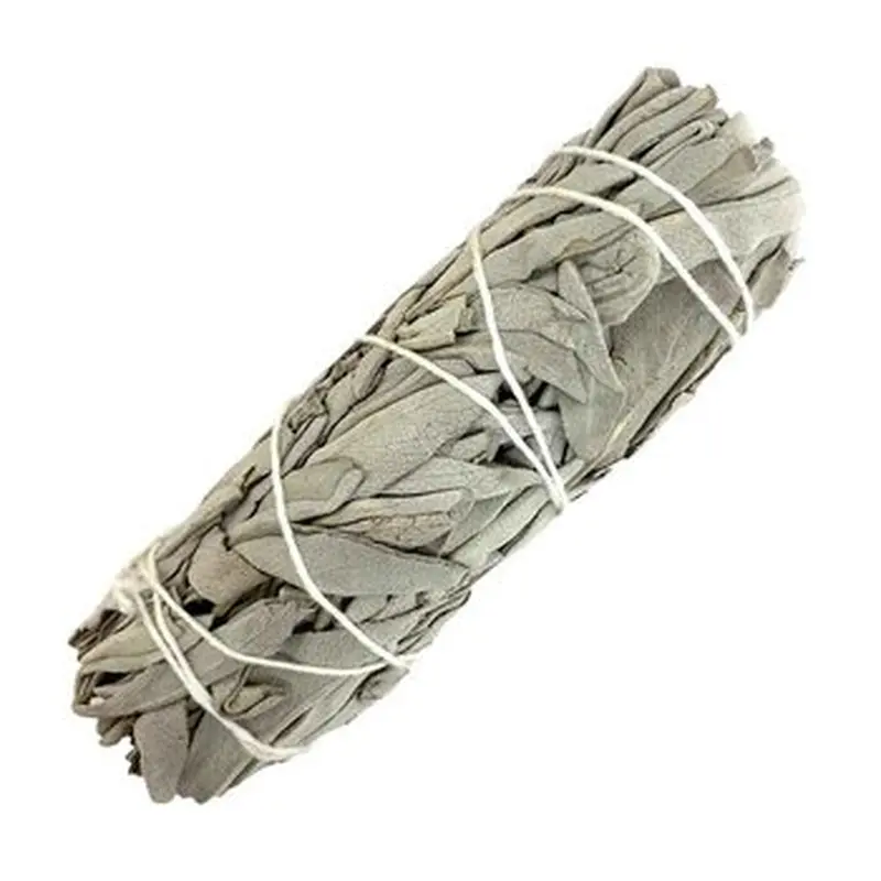 Faiza Naturals California White Sage Bundles - 6-7" Vacuum Packed (Own Farm In California Direct Import)  Fixed Size