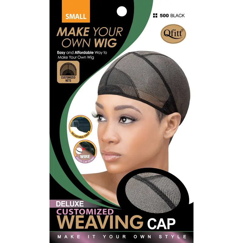 Qfitt Deluxe Customized Weaving Cap #501 Black