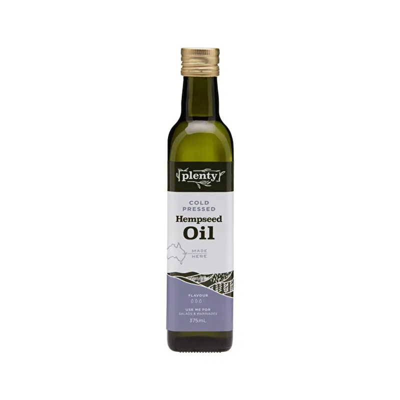Plenty Cold Pressed Hempseed Oil 375ml
