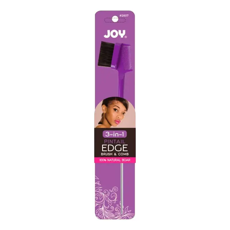 Joy 3-In-1 Pintail Edge Brush & Comb Assorted #2607