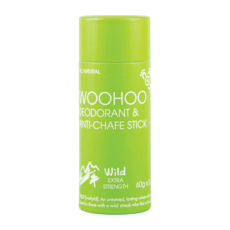 Woohoo Deodorant & Anti-Chafe Stick Wild (Ultra Strength Unisex) 60g