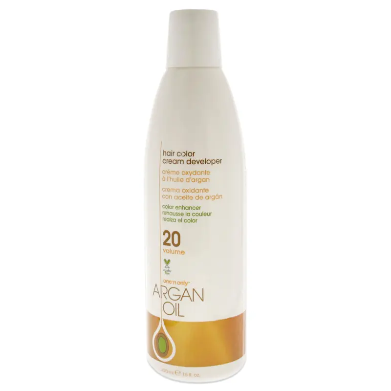 One n Only Argan Oil Hair Color Cream Developer - 20 Volume by One n Only for Unisex - 16 oz Lightener