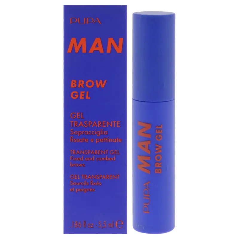 Pupa Milano Brow Gel Transparent - 001 by Pupa Milano for Men - 0.186 oz Gel