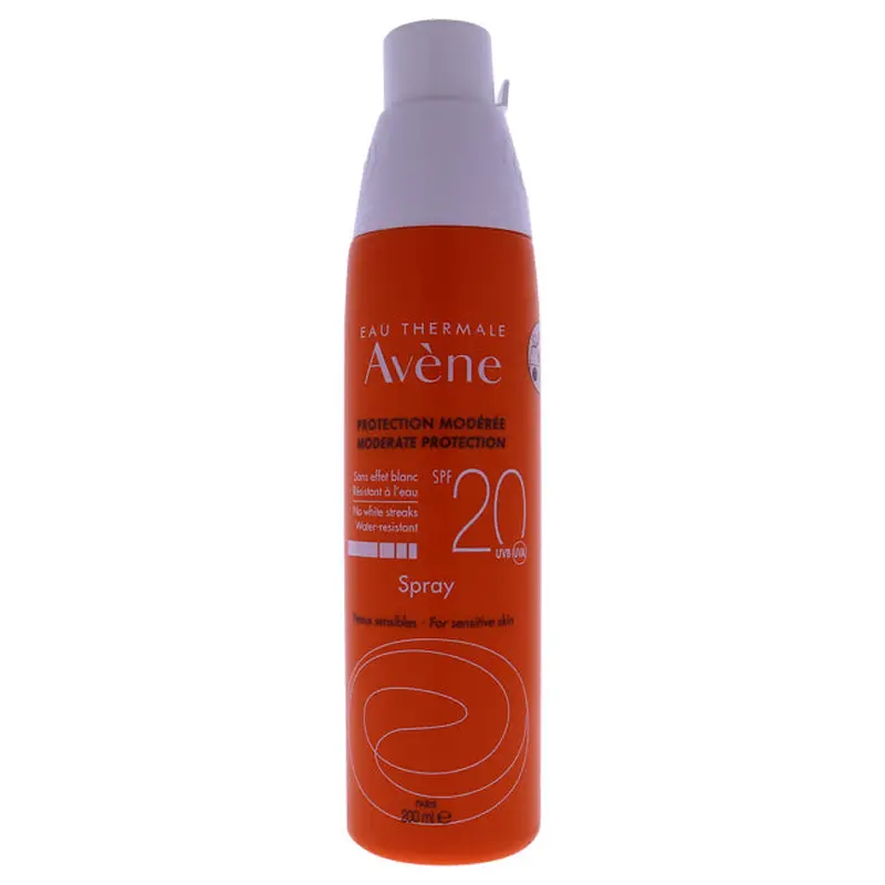 Avene Moderate Protection Spray SPF 20 by Avene for Women - 6.7 oz Sunscreen