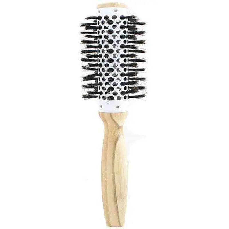 Ceramic Thermal Bamboo Boar Brush 1.2"