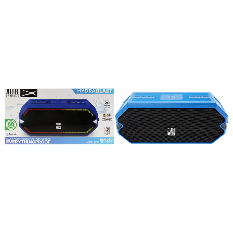 Altec Lansing HydraBlast Everything Proof Speaker - Royal Blue by Altec Lansing for Unisex - 1 Pc Speakers