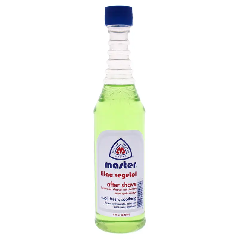 Master Well Comb Lilac Vegetol After Shave Lotion by Master Well Comb for Men - 8 oz After Shave Lotion