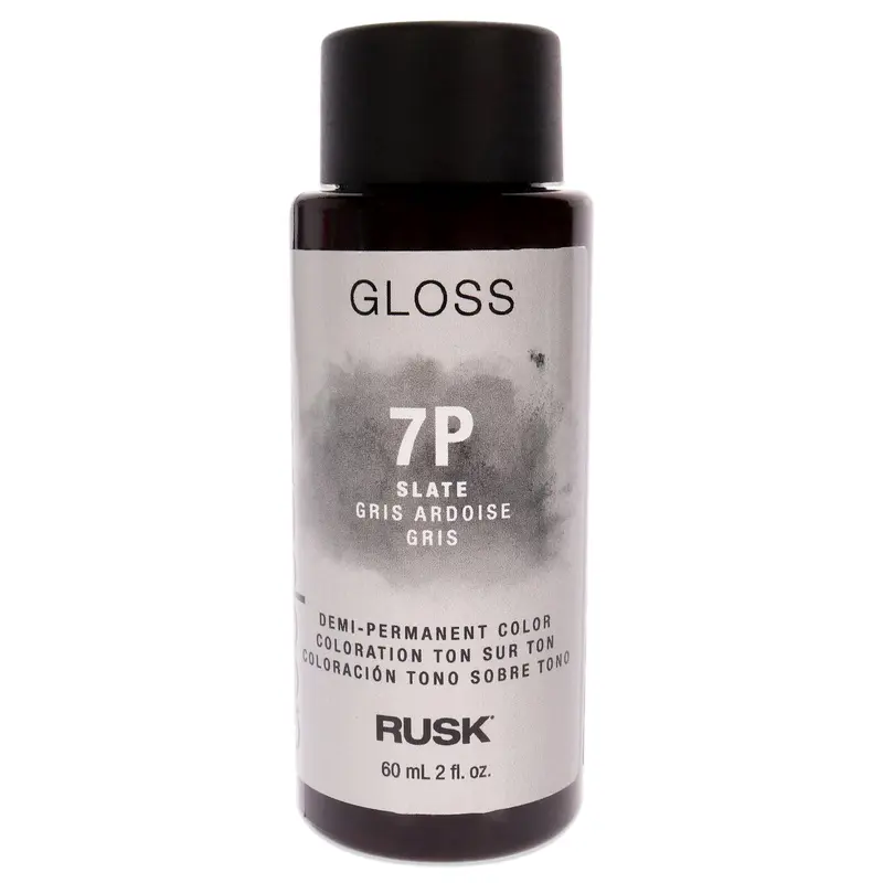 Rusk Deepshine Gloss Demi-Permanent Color - 7P Slate by Rusk for Unisex - 2 oz Hair Color