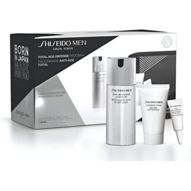 Shiseido Man Set (total Revitalizer Light Fluid & Cleansing Foam 30ml & Total Revitalizer Eye 3ml) 80ml