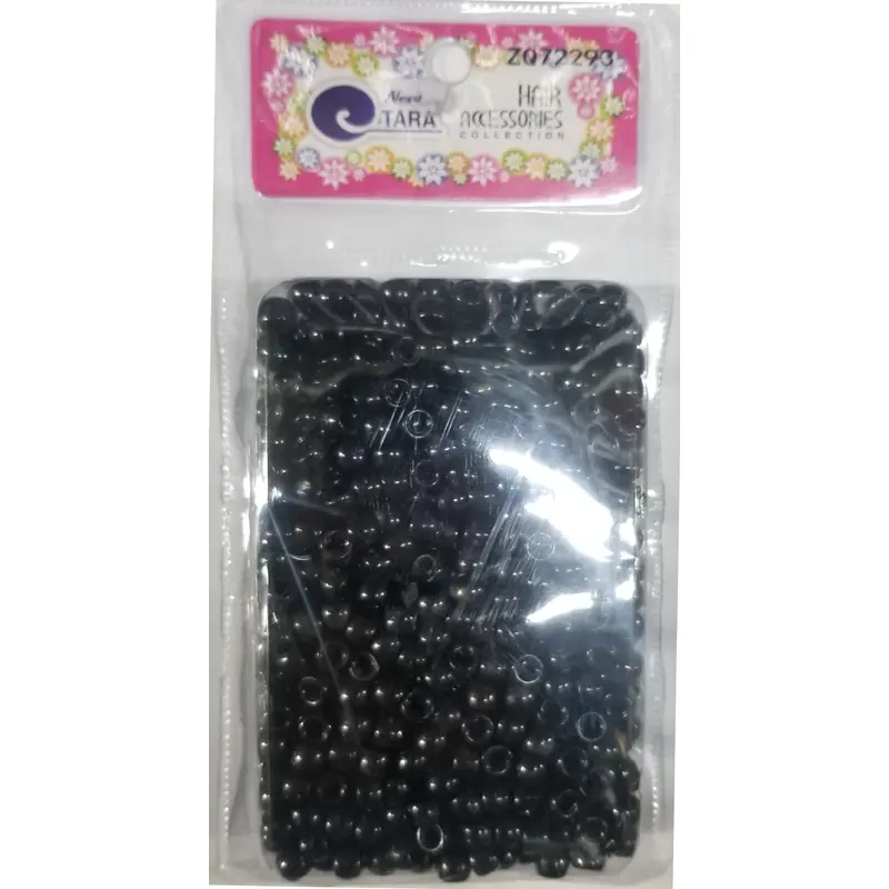 Tara Small Hair Beads - Black Jumbo Pack #ZQ72293