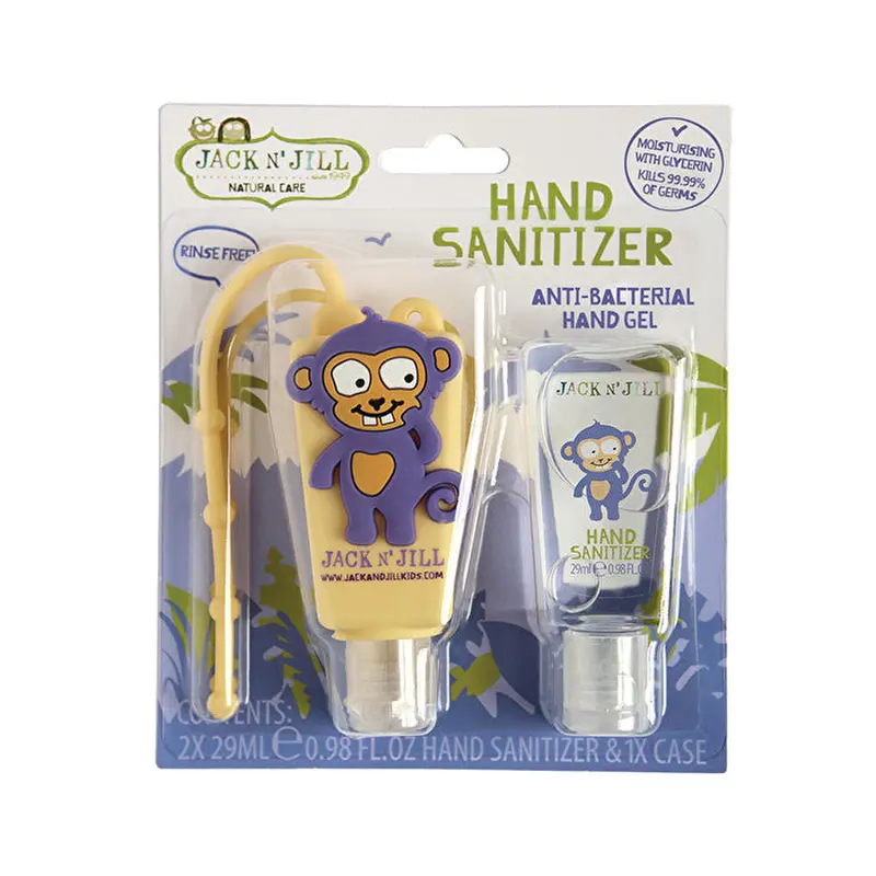 Jack N' Jill Hand Sanitizer Gel Monkey 29ml x 2 Pack
