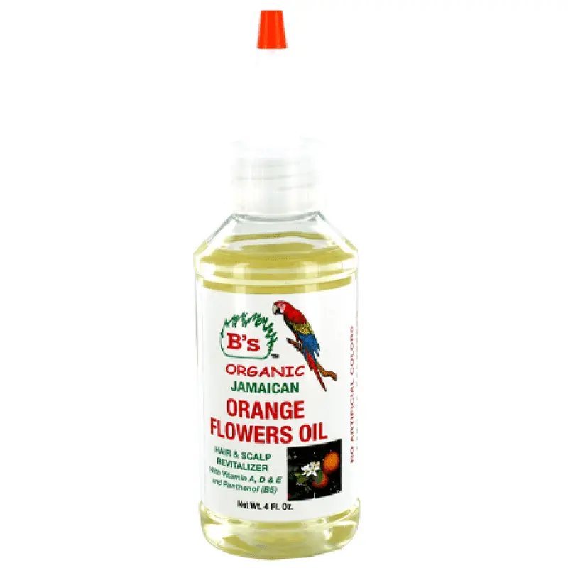 B's Organic Jamaican Orange Flowers Oil Hair & Scalp Revitalizer