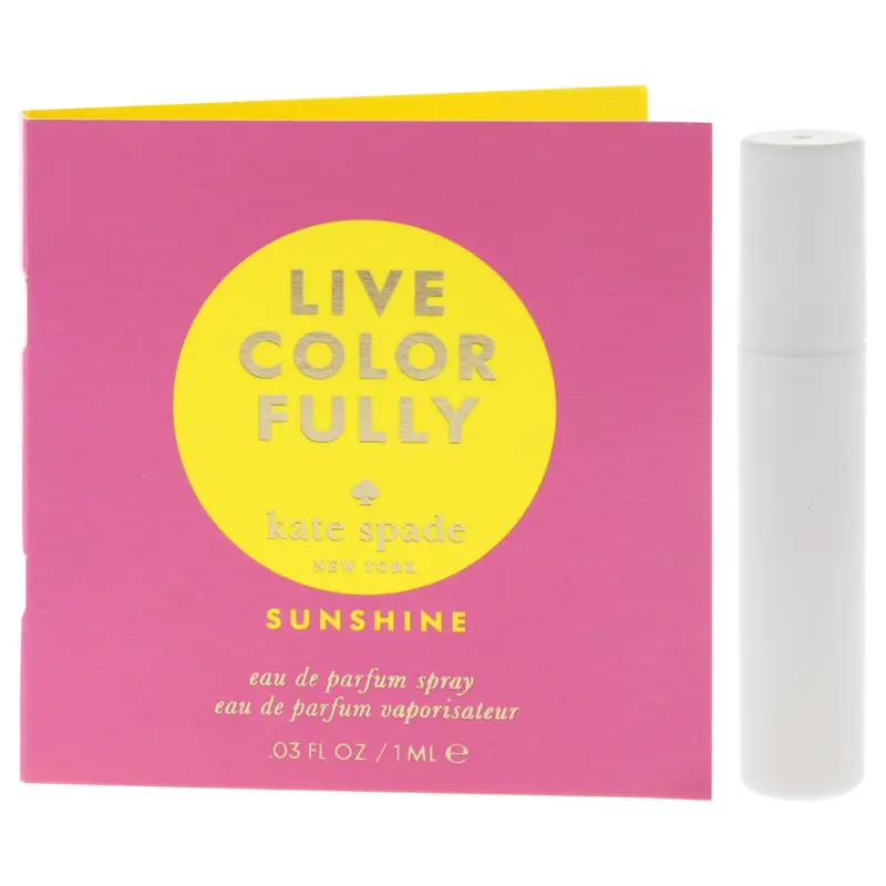 Kate Spade Live Colorfully Sunshine by Kate Spade for Women - 1 Pc Vial on Card
