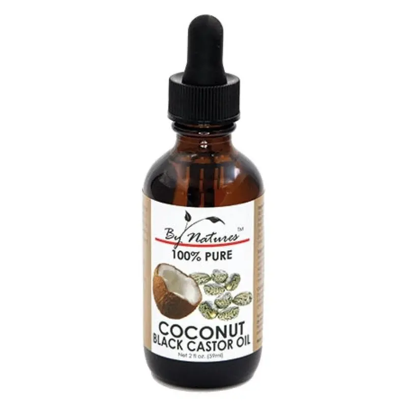 By Natures 100% Pure Coconut & Black Castor Oil
