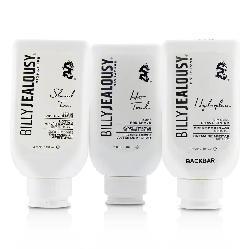 Billy Jealousy Signature Shave3Some Kit : 1x Pre-Shave 88ml + 1x Shave Cream 88ml + After-Shave 88ml  3pcs