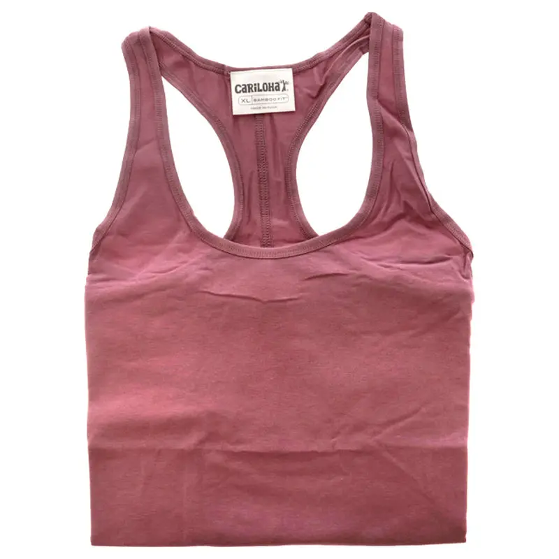 Cariloha Bamboo Racerback Tank - Rosewater by Cariloha for Women - 1 Pc Tank Top (XL)