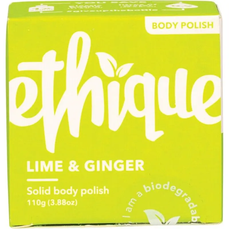 Ethique Solid Body Polish Bar 110g - Lime & Ginger
