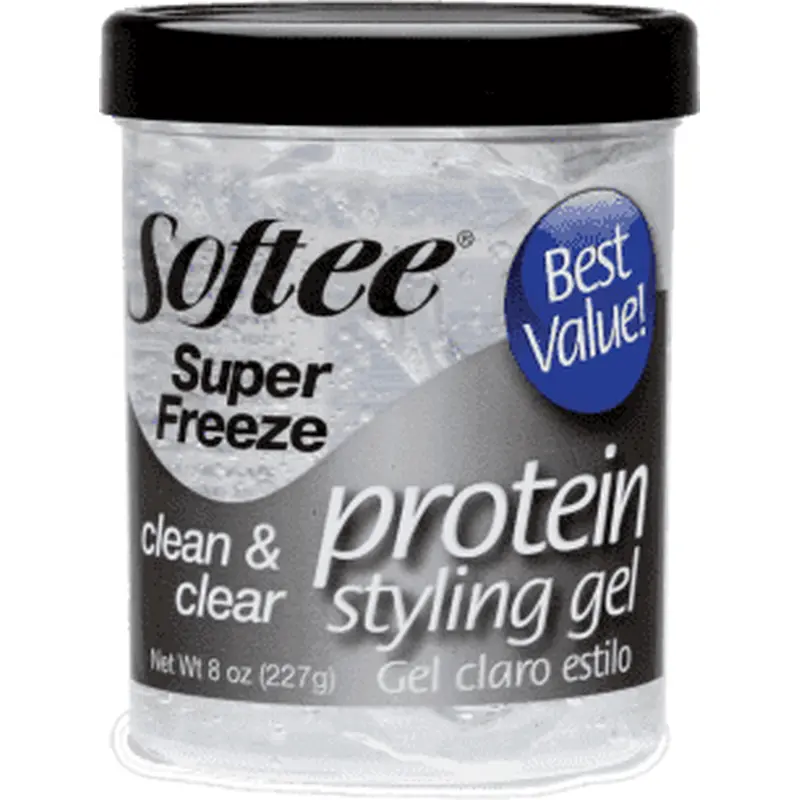 Softee Super Freeze Protein Styling Gel 8oz