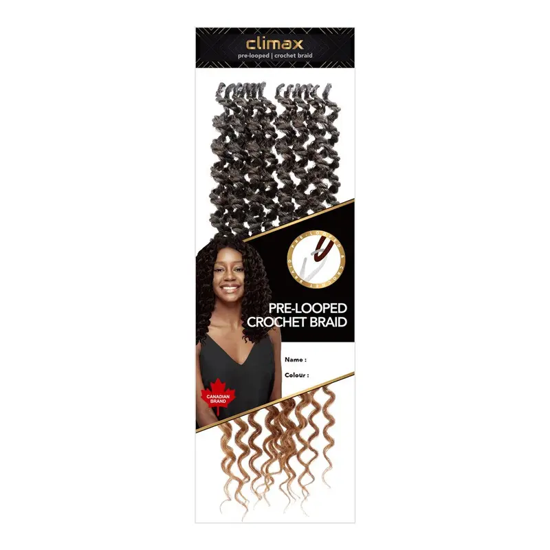 Double Deep Corkscrew Crochet Braid 18"