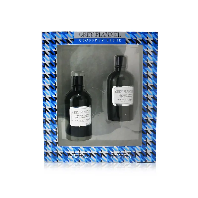 Geoffrey Beene Grey Flannel Coffret: Eau De Toilette Spray 120ml/4oz + After Shave Lotion 120ml/4oz  2pcs
