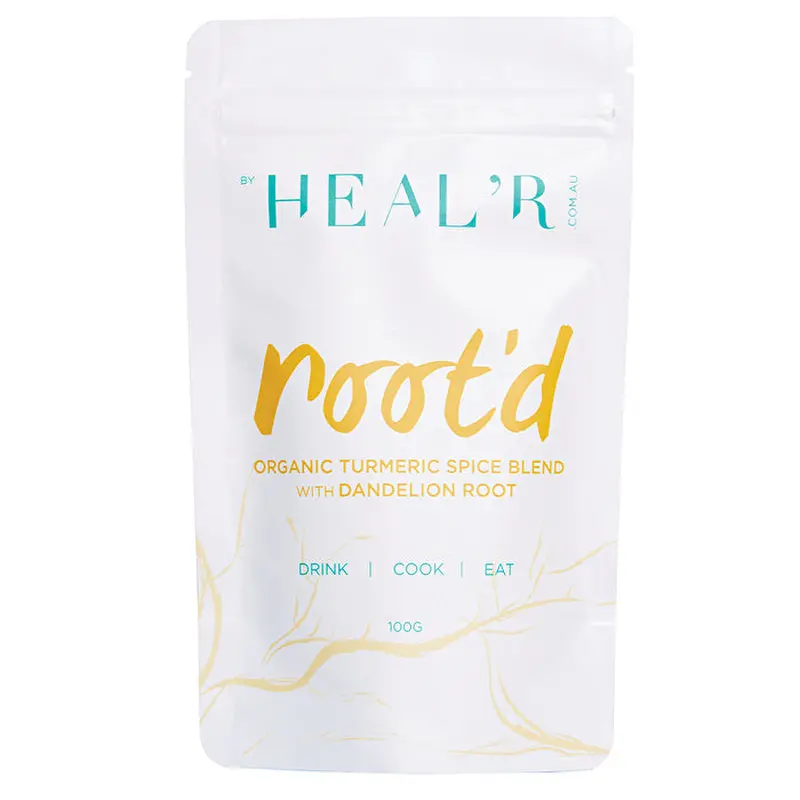 Healr Heal'r Root'd (Organic Turmeric Spice Blend with Dandelion Root) 100g