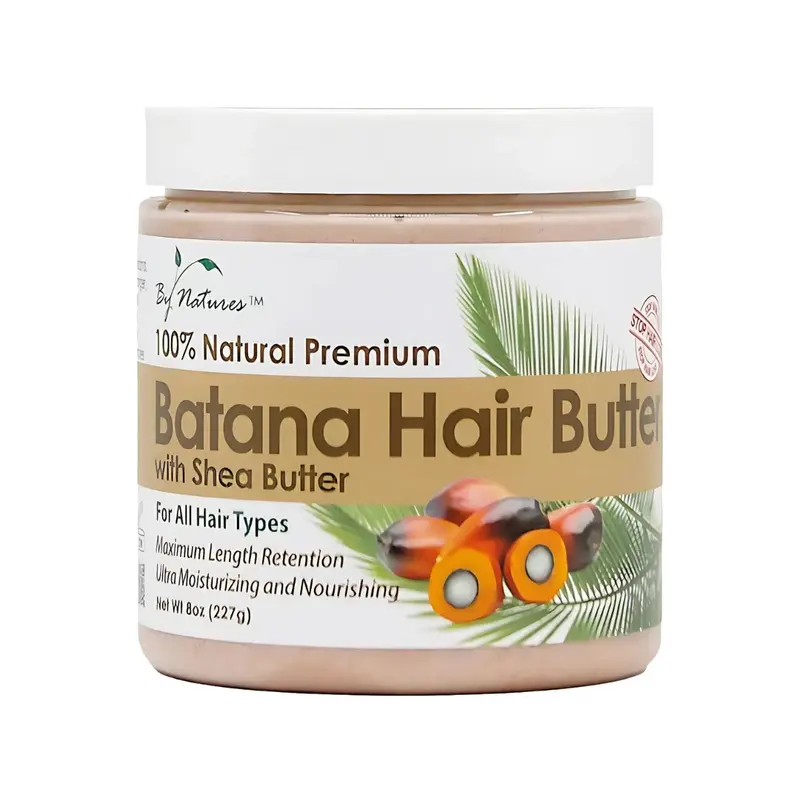By Natures 100% Natural Premium Batana Hair Butter with Shea Butter - 8 oz