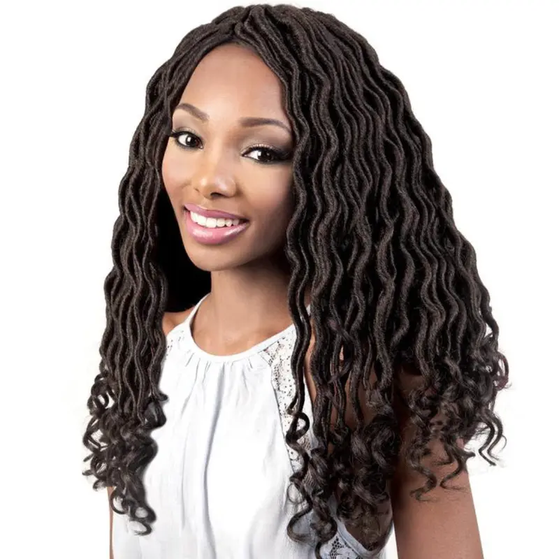Motown Tress 3X's Pack Goddess Locs Crochet Hair - 14"