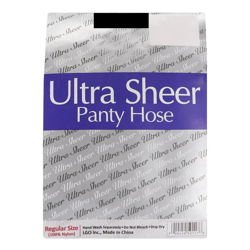 Ultra Sheer Panty Hose 6pk - Black