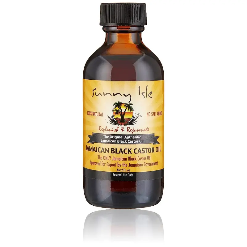 Sunny Isle 100% Natural Black Castor Oil 2 oz