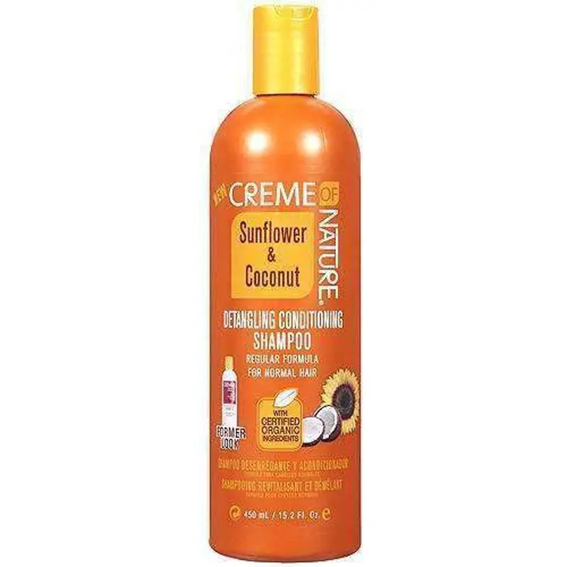Creme Of Nature Sunflower & Coconut Detangling Conditioning Shampoo 15oz
