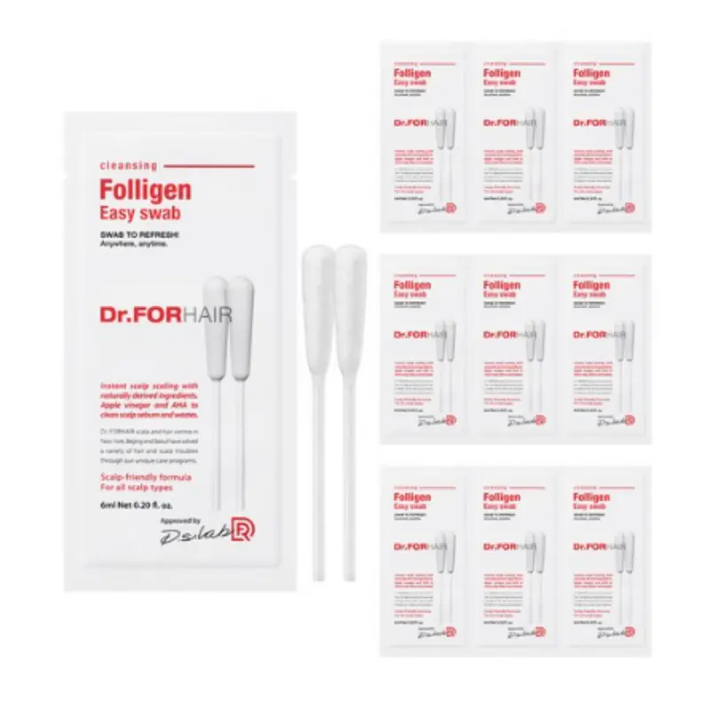 DR.FORHAIR Polygen Easy Swab Scalp Cleansing 6ml x 10 Packs Scalp Clinic