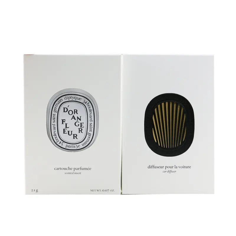 Diptyque Car Diffuser - Fleur D'Oranger (Orange Blossom)  2.1g/0.07oz