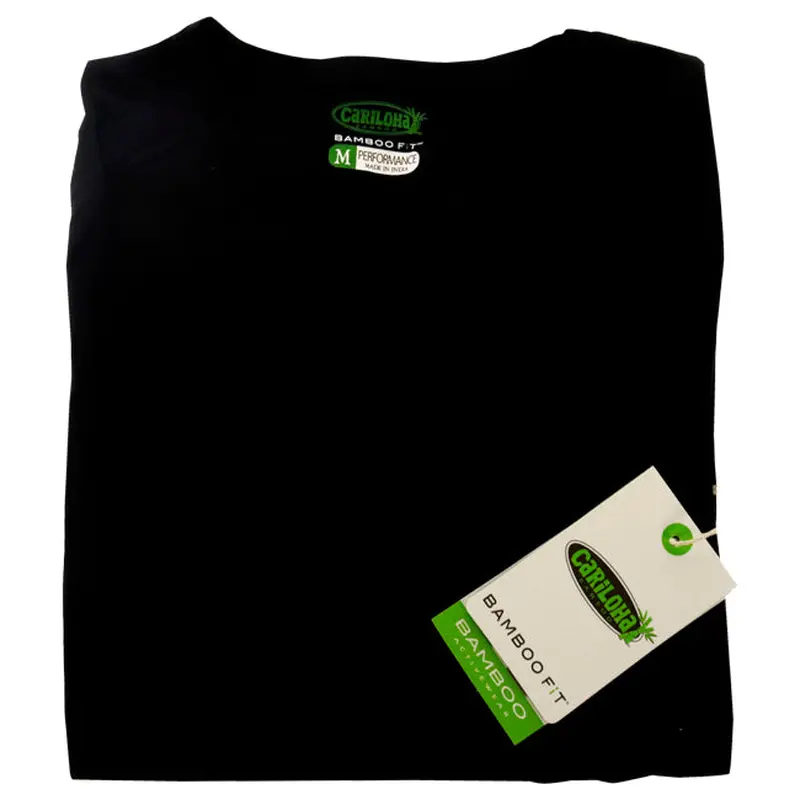 Cariloha Bamboo Athletic Long-Sleeve T-Shirt - Black by Cariloha for Women - 1 Pc T-Shirt (M)