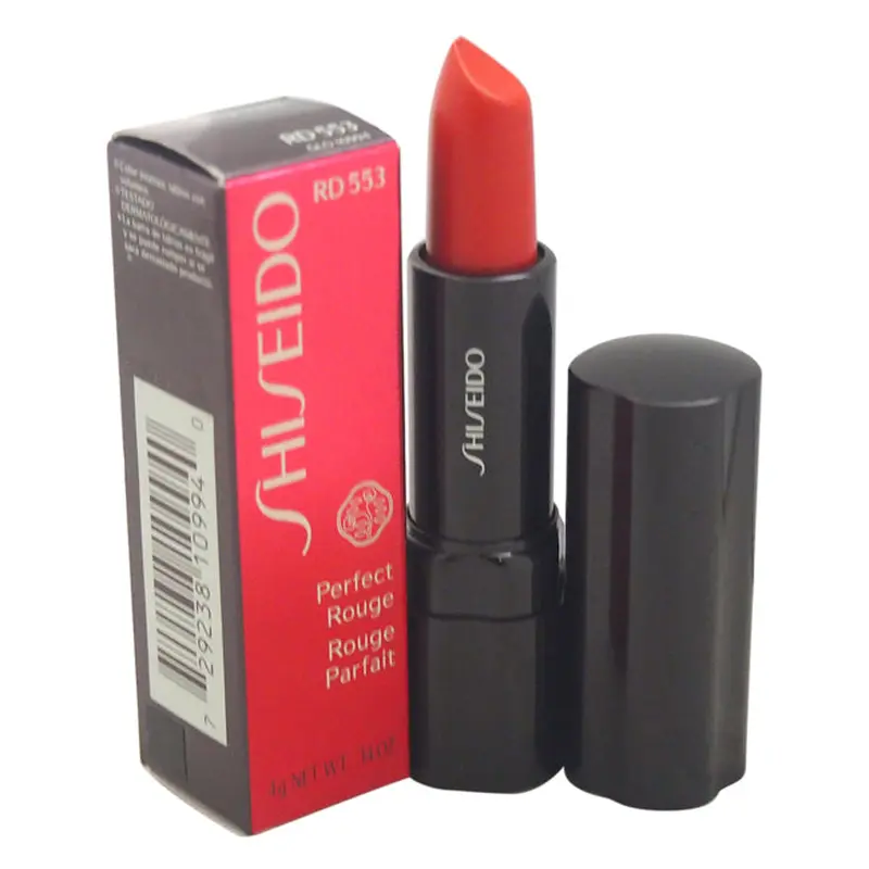 Shiseido Perfect Rouge - # RD553 Showgirl by Shiseido for Women - 0.14 oz Lipstick