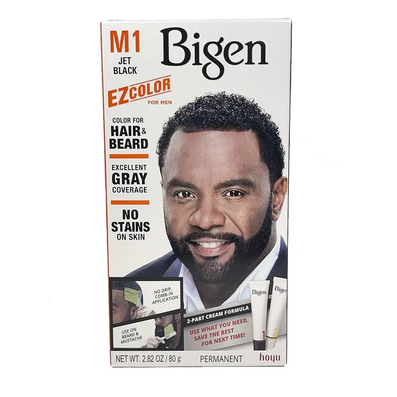 10 Pack Bigen EZ Hair Color For Men M1 Jet Black