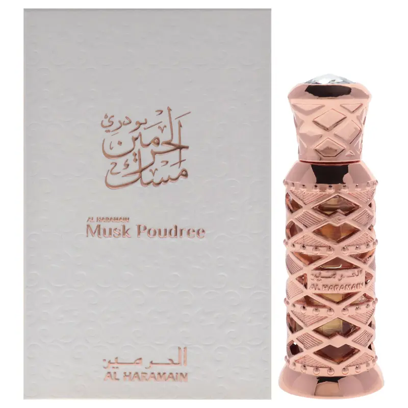 Al Haramain Musk Poudree by Al Haramain for Unisex - 0.4 oz Parfum Oil (Mini)