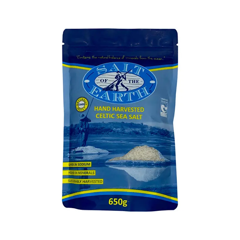 Salt of the Earth Salt Of The Earth Hand Harvested Celtic Sea Salt Coarse 650g