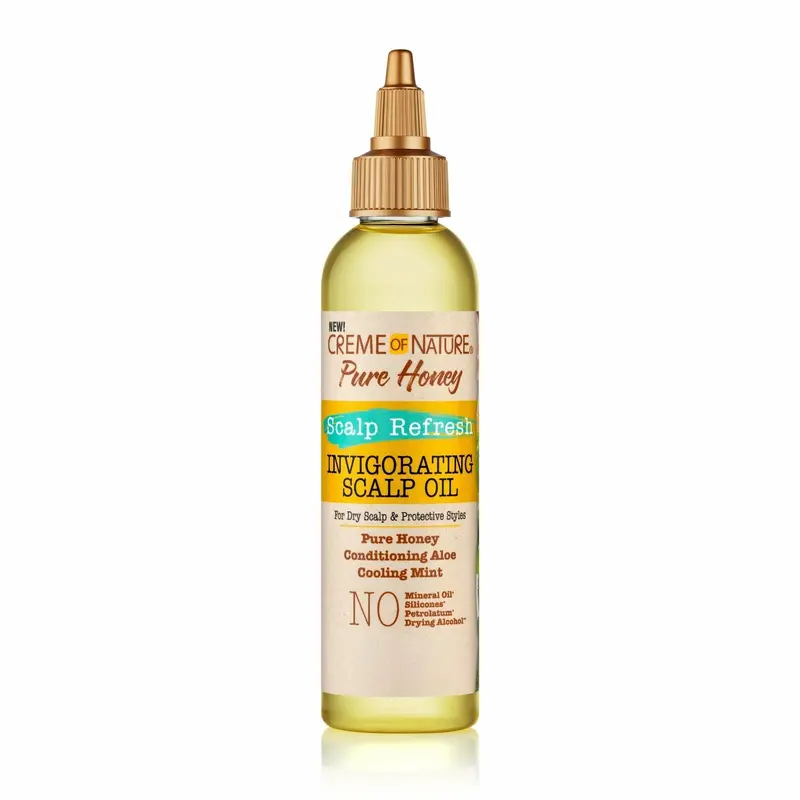 Creme of Nature: Nature Pure Honey Invigorating Scalp Oil 4oz