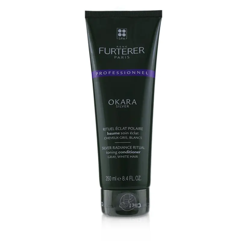 Rene Furterer Okara Silver Silver Radiance Ritual Toning Conditioner - Gray, White Hair (Salon Product)  250ml/8.4oz