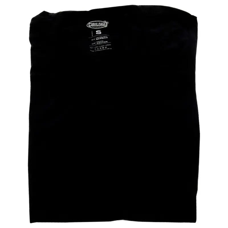 Cariloha Bamboo V-Neck Tee - Black by Cariloha for Women - 1 Pc T-Shirt (S)