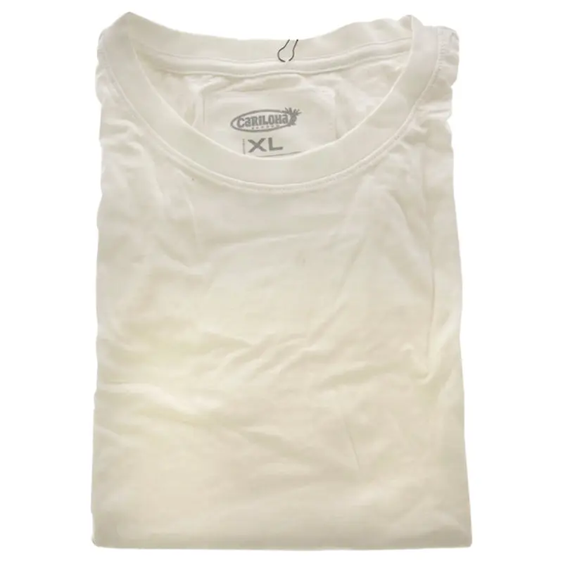 Cariloha Bamboo Crew Tee - White by Cariloha for Women - 1 Pc T-Shirt (XL)