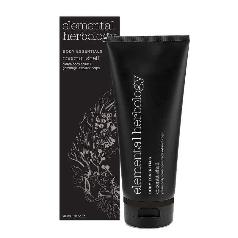 Elemental Herbology Coconut Shell Cream Body Scrub 200ml