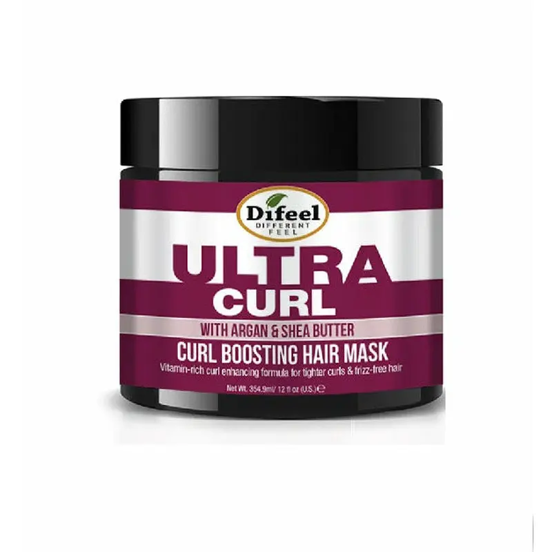 Difeel: Ultra Curl with Argan & Shea Butter-Curl Boosting Hair Mask 12oz