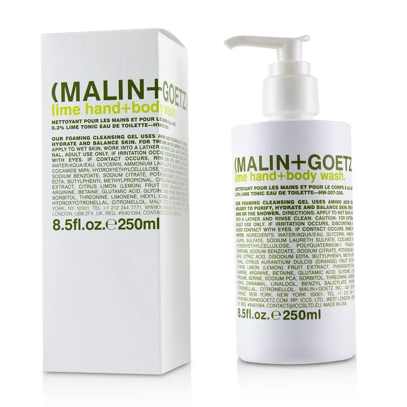 MALIN+GOETZ Lime Hand+Body Wash  250ml/8.5oz