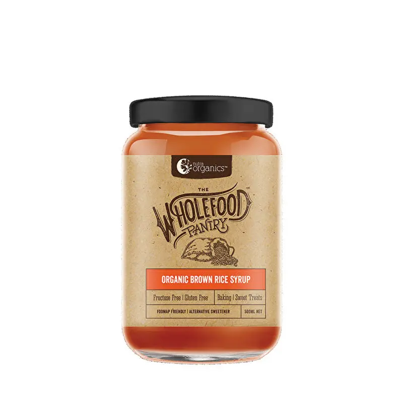 Nutra Organics Wholefood Pantry Organic Brown Rice Syrup 500ml